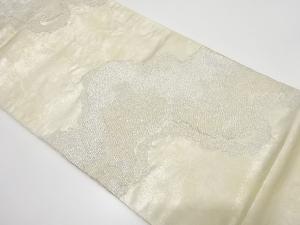 引箔　霞模様織り出し　袋帯